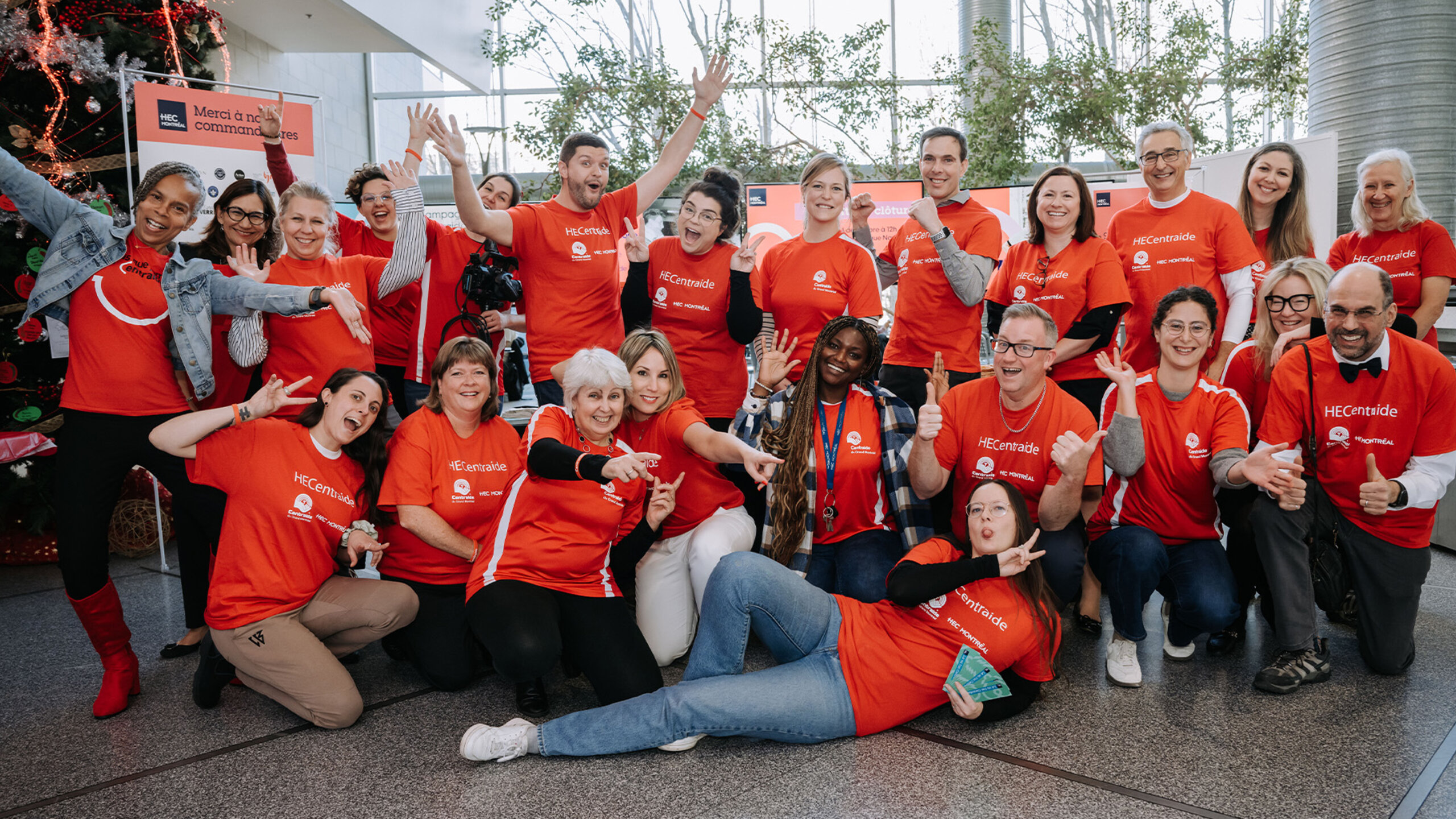 Bénévoles de la campagne annuelle de levée de fonds pour l'organisme Centraide.