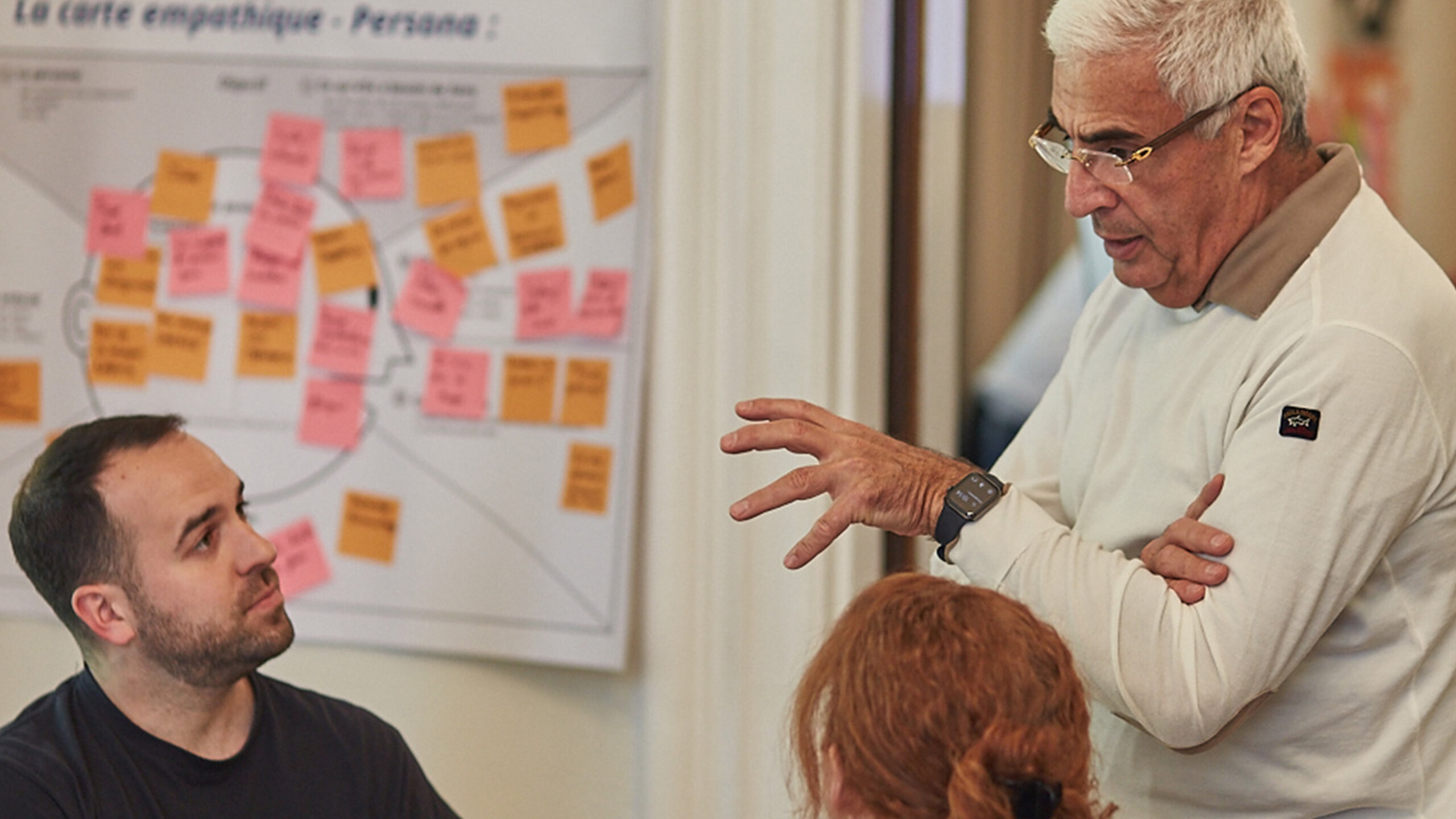 Séance de codesign en accompagnement entrepreneurial à HEC Montréal.