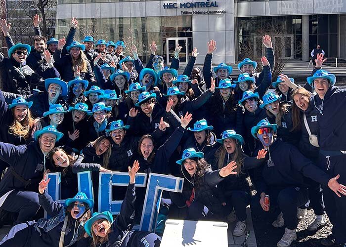 La d&eacute;l&eacute;gation de HEC Montr&eacute;al